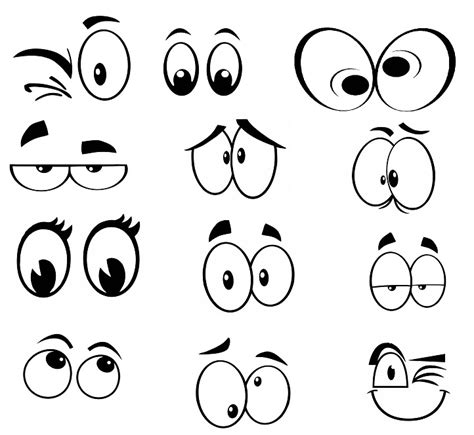 digitalfil: Cartoon eyes svg,cut files,silhouette clipart,vinyl files ...