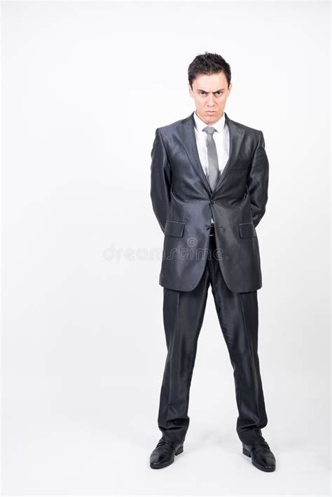 Serious man in suit stock photo. Image of worried, full - 178601314