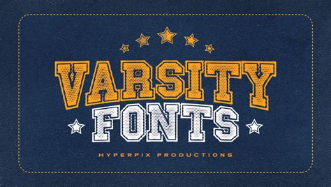 65+ Best Varsity Fonts (FREE / Premium) 2024 | Hyperpix