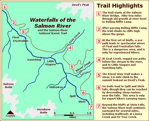 Salmon River Tour Map