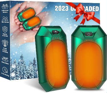 2 Pack Hand Warmers Rechargeable, Electric Hand Warmer Reusable, USB ...