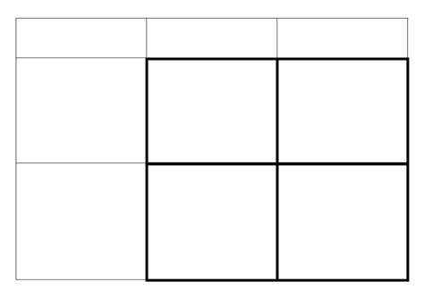 Carroll diagram template | MontessoriSoul