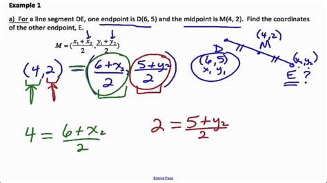 Solve Problems using the Midpoint Formula - YouTube