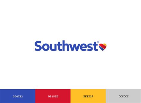 Southwest Airlines Brand Color Codes » BrandColorCode.com