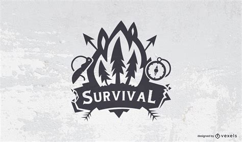 Survival Logo Template Vector Download