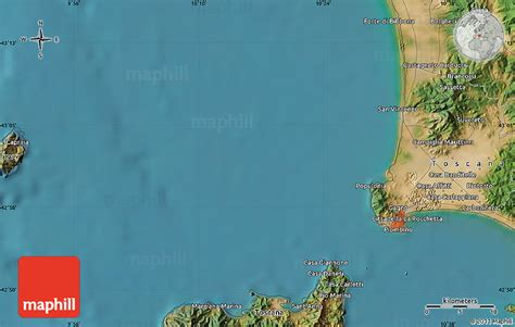 Satellite Map of Piombino