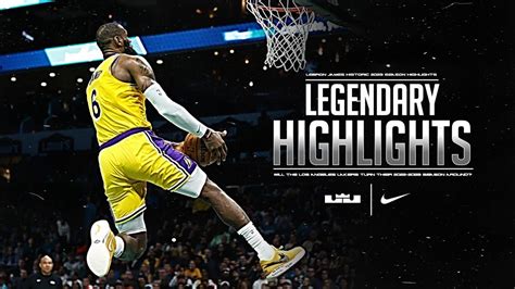 LeBron James LEGENDARY 2023 NBA Season Highlights (HD) - YouTube