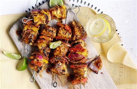 Spicy Indian chicken kebabs with curry marinade | Tesco Real Food