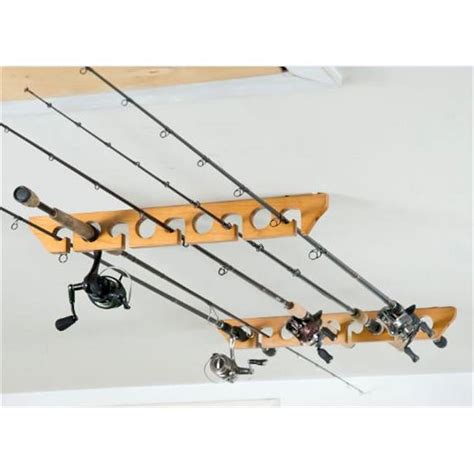 Wood Ceiling Horizontal Rod Rack - Walmart.com