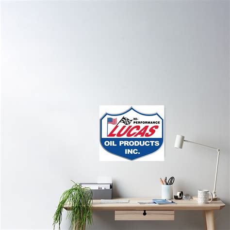 "Lucas Oil Racing Logo" Poster for Sale by dinimtole | Redbubble