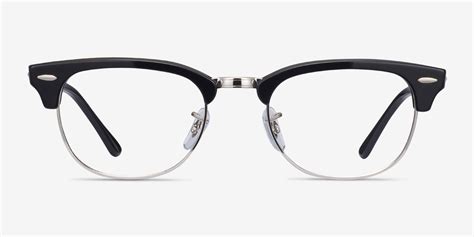 Ray-Ban RB5154 Clubmaster - Browline Black Frame Eyeglasses | Eyebuydirect