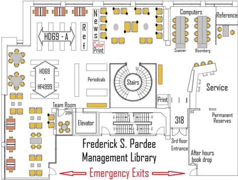 Libraries Floor Plan