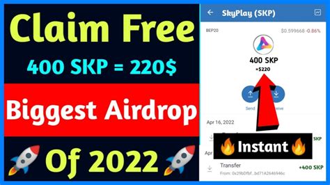 Get Free 220$ Instant | New Crypto Airdrop Of 2022 | New Exchange ...