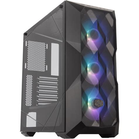 Cooler Master MasterCase H500M ARGB Airflow ATX Mid-Tower With Quad ...