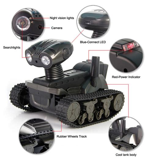 Car Rc Remote Control Spy Tank I Camera Wifi Video App Iphone ...