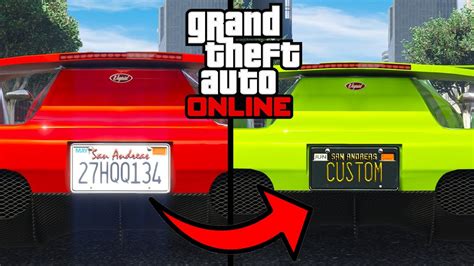 How To Get Custom Plates In Gta Online 2024 - Rosy Waneta