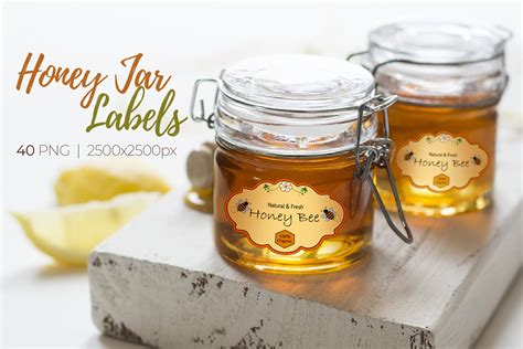 Honey Jar Labels Template Free