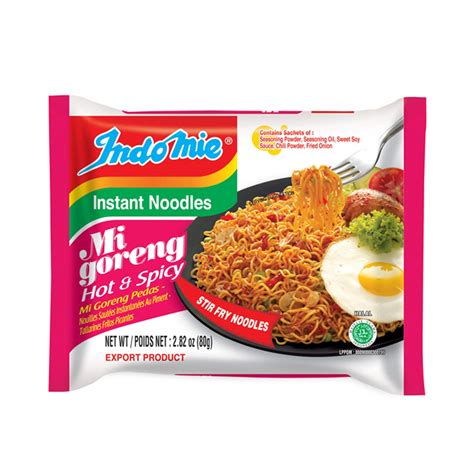 Buy IndomieMi Goreng Instant Stir Fry Noodles, Halal Certified, Hot ...