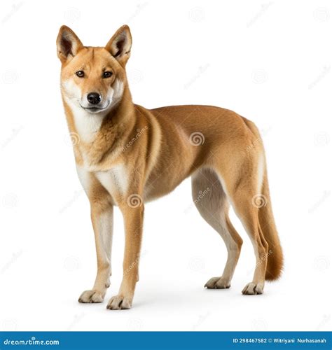 Dingo Isolated on White Background. Generative Ai Stock Photo - Image ...