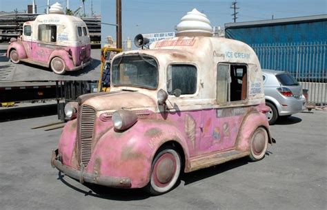 Vintage ice cream truck | Grappige auto's, Coole auto's, Oude auto's