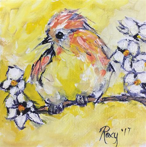 Yellow Bird Painting at PaintingValley.com | Explore collection of ...