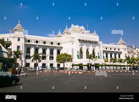 Yangon City Hall in Yangon, Myanmar. (Burma Stock Photo - Alamy