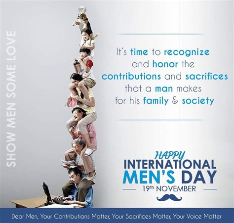 International Mens Day poster | International men's day, Happy ...