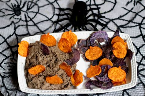 Sesame Bean Dip with Halloween Chips – Diary of a Mad Hausfrau