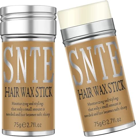 Samnyte Hair Wax Stick, 2 x 75g Wax Stick for Hair Wigs Edge Control ...