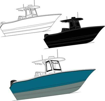 Center Console Boat Vector Art, Icons, and Graphics for Free Download