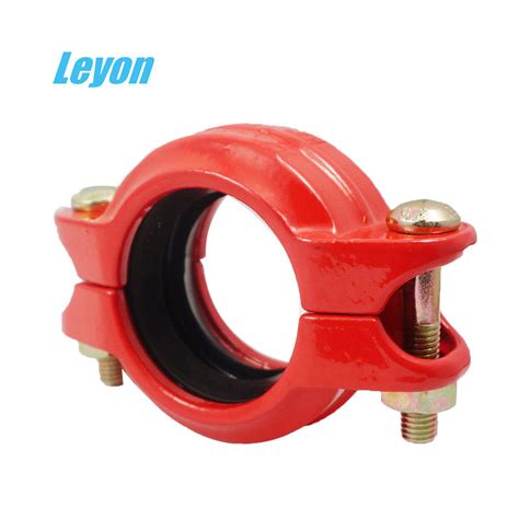 Grooved Rigid/Flexible Coupling Fire Fighting Grooved Fittings DN50 ...