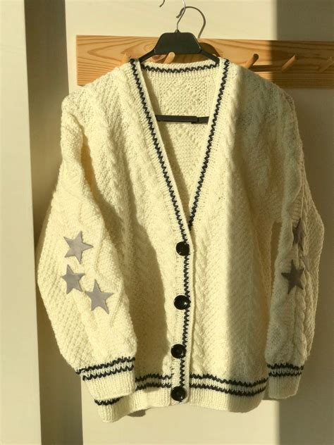 Our Taylor Swift Cardigan Sweater | Folklore Album Handmade knit Jacket ...