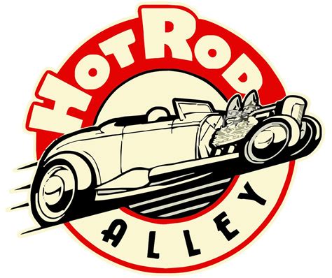 Hot Rod Alley - The Garage TM | Old logo, Old hot rods, Vinyl decal ...