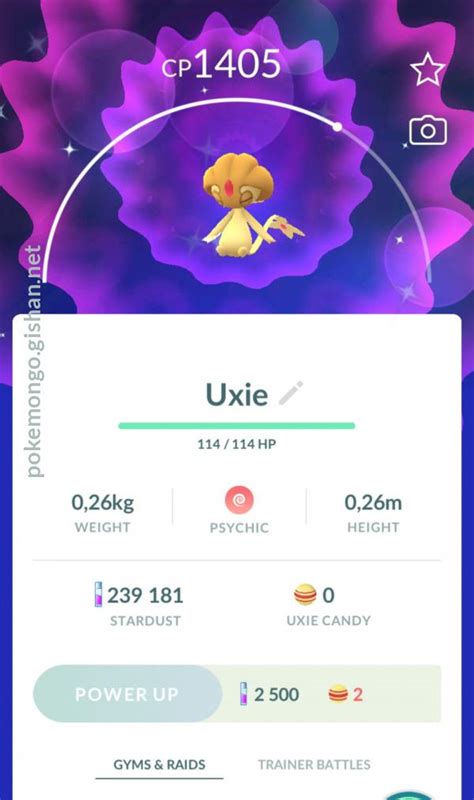 Shiny Uxie - Pokemon Go