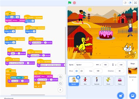 Scratch Coding – introduction Tutorial Basic Role Play Game – Teacher's ...