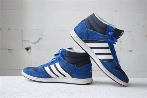 Blue ADIDAS High Top Skate Shoes Vintage Trainers Low Top - Etsy | Blue ...