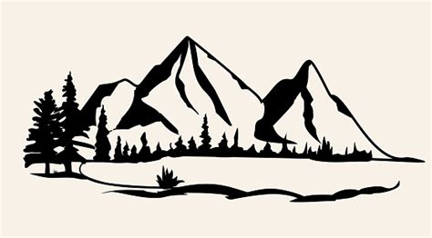 Free 131 Silhouette Mountain Range Svg SVG PNG EPS DXF File