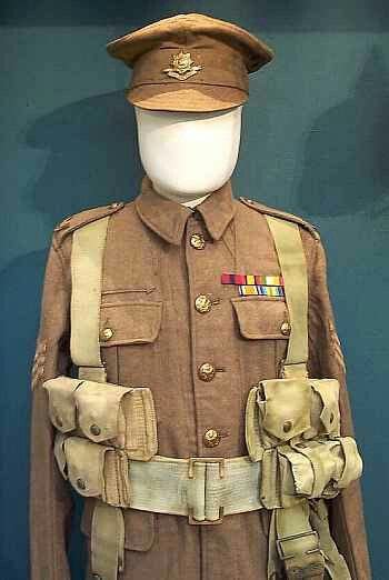 A World War One uniform from the Cheshire Regiment British Army Uniform ...