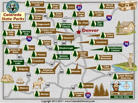 Colorado State Parks Map | CO Vacation Directory