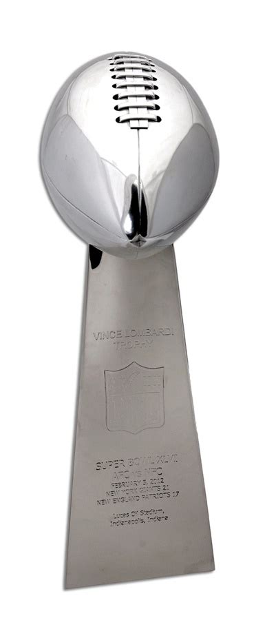 2012 New York Giants Super Bowl XLVI Trophy