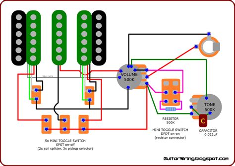 B Guitar Wiring Diagrams