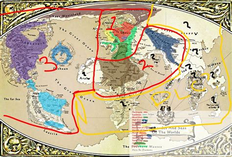 Warhammer World Map With Factions - map of interstate