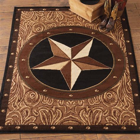 Southwest Rugs: Sheridan Star Rug|Lone Star Western Decor