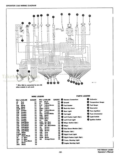 Bobcat 742 Operation & Maintenance Manual Skid Steer Loader 23000 ...