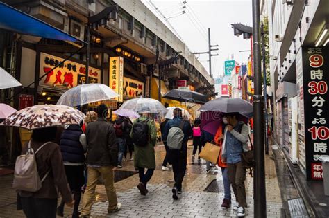 Ameyoko Market Shopping Street In Tokyo Editorial Stock Photo - Image ...