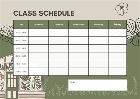 Time Chart Template