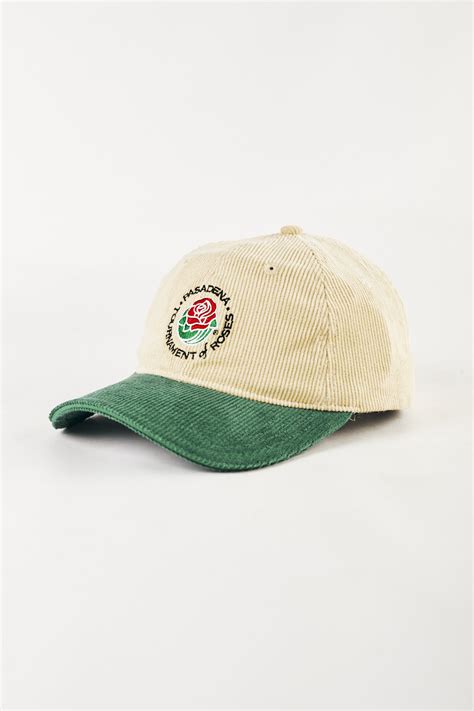 Rose Bowl Cord Dad Cap in Ecru | Stateside Sports