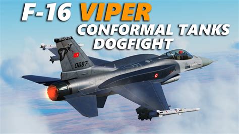 F-16 Viper Conformal Fuel Tanks Dogfight Vs Clean Viper | Digital ...