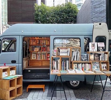 Mobile book store | Mobile library, Book cafe, Bookstore