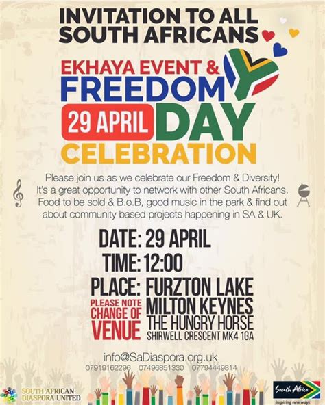 Calling South Africans Abroad: Freedom Day Events and a Special Message ...